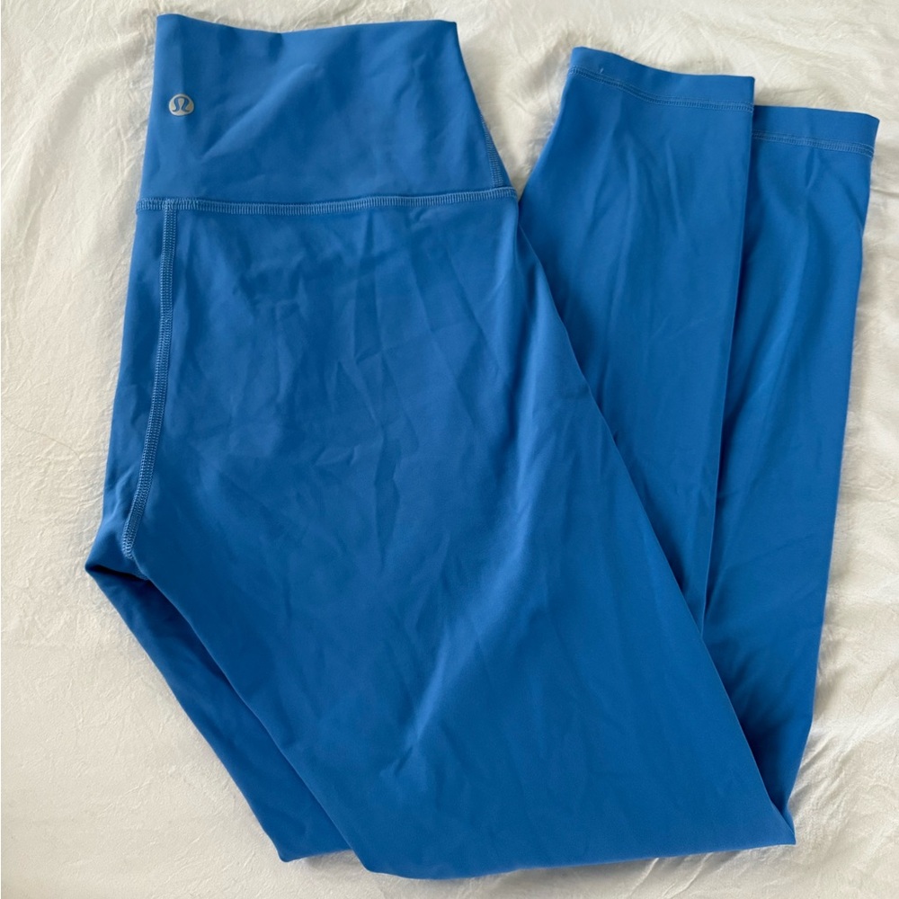 lululemon athletica blue leggings